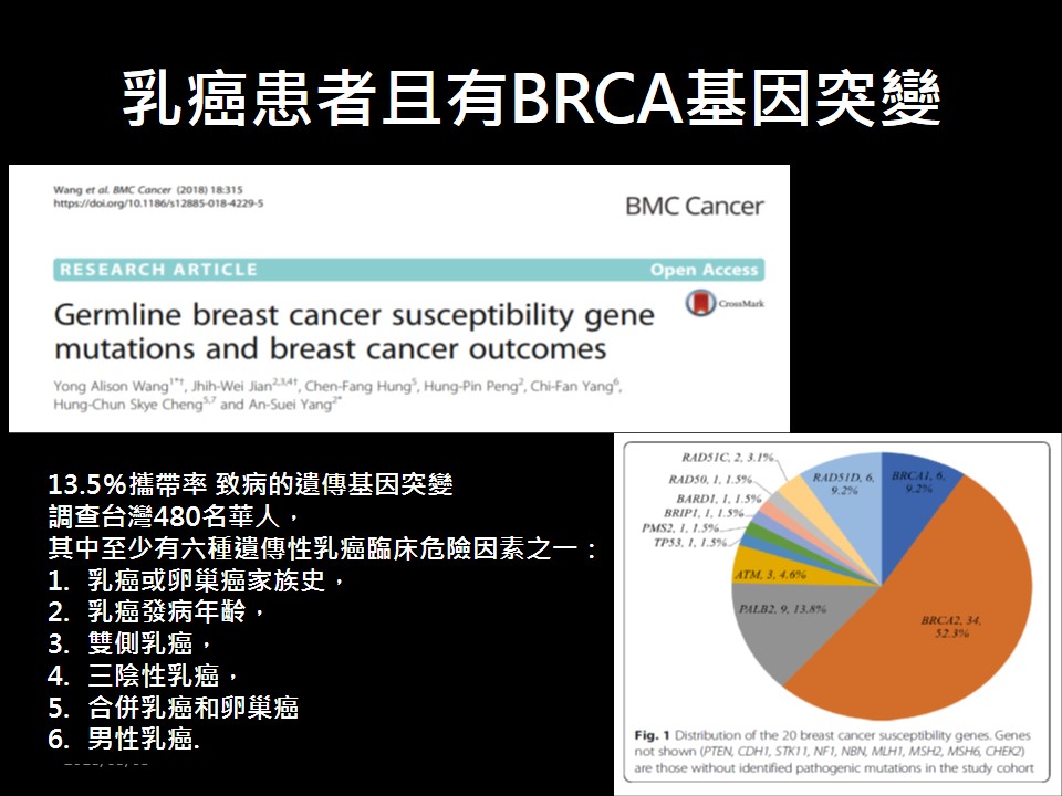 20190105 陳駿逸 乳癌治療新機PARP抑制劑 1