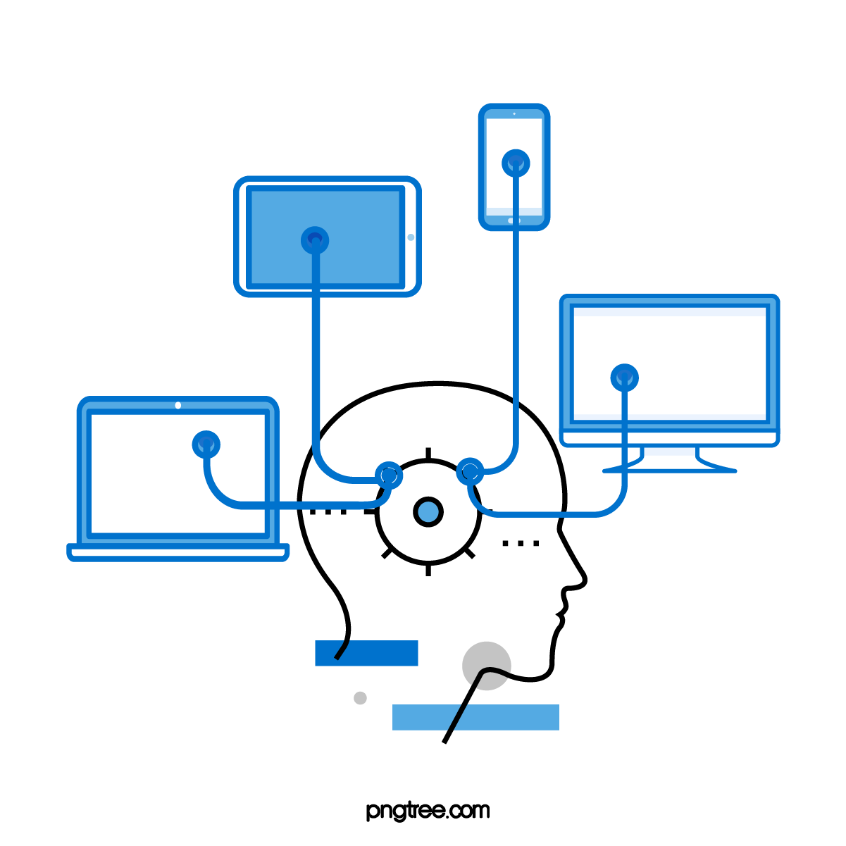 Pngtreeblue computer digital technology man machine 4833541