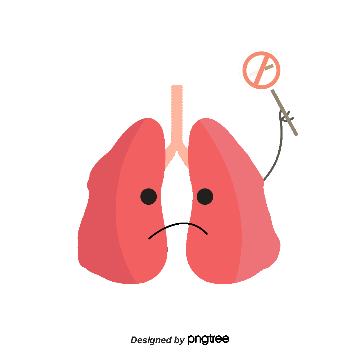 Pngtreecartoon lungs 3218294