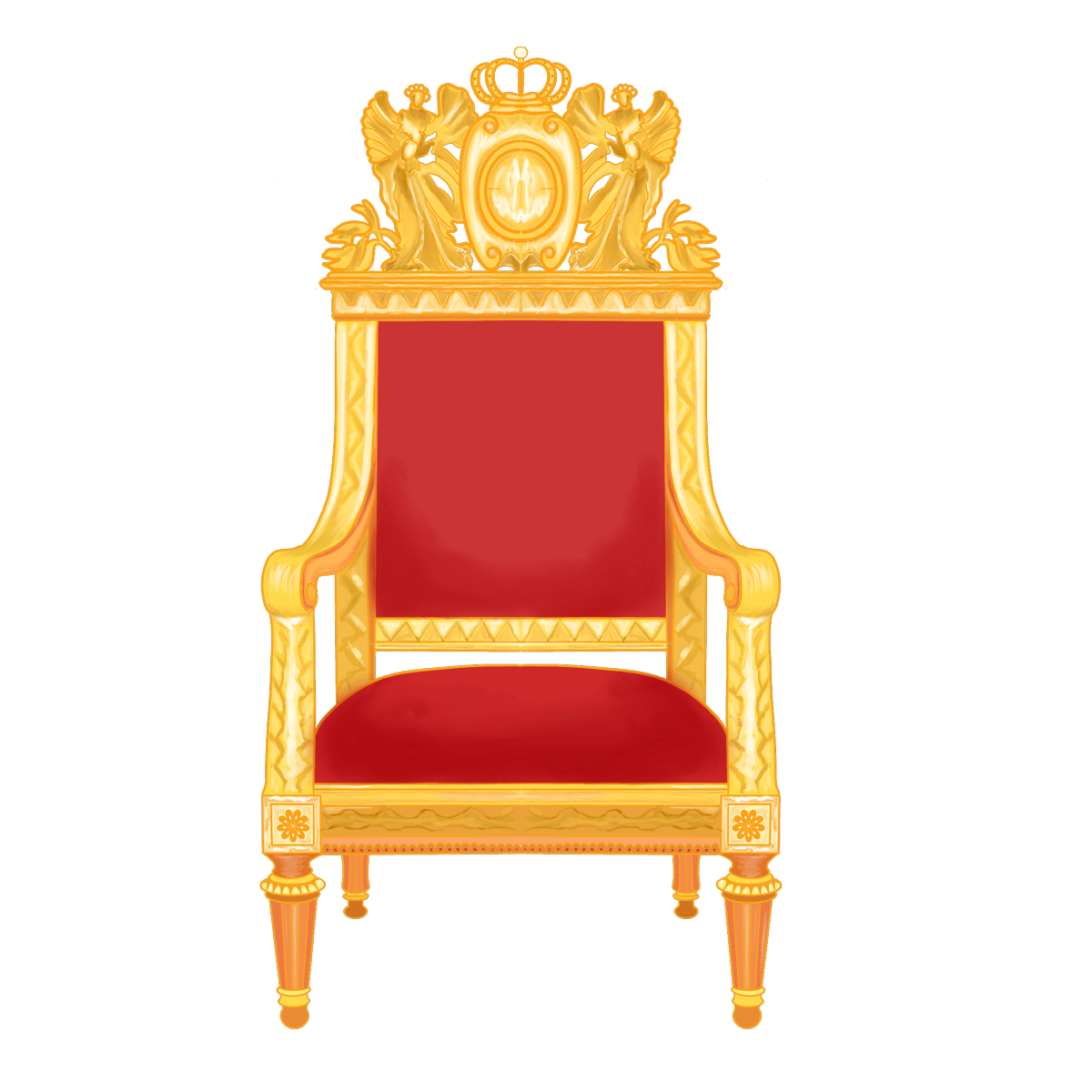 Pngtreeking throne clip art 5827267